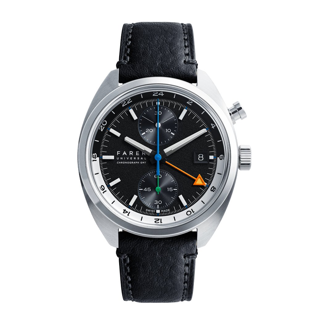 Farer Segrave III MONOPUSHER GMT Watch