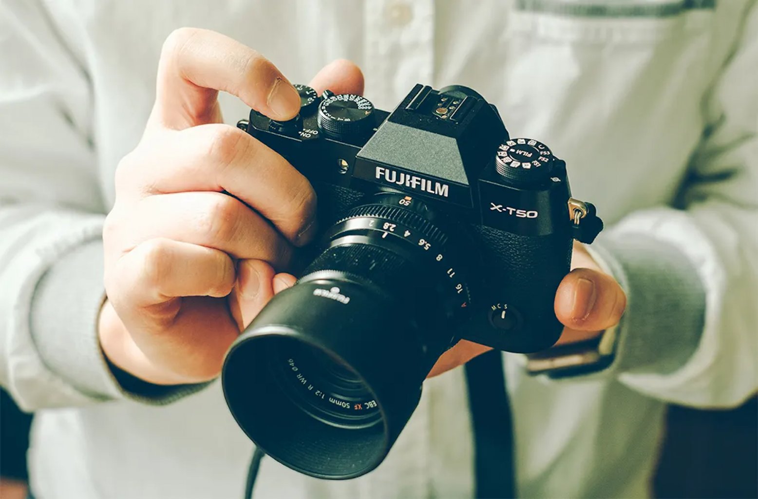 Fujifilm X-T50 Mirrorless Camera – featuring film simulation mode