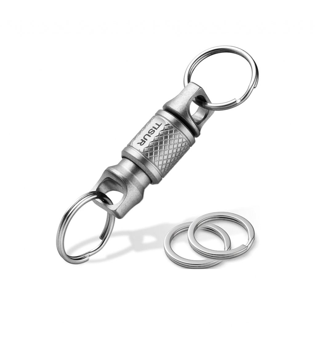 TISUR Titanium Quick Release Keyring