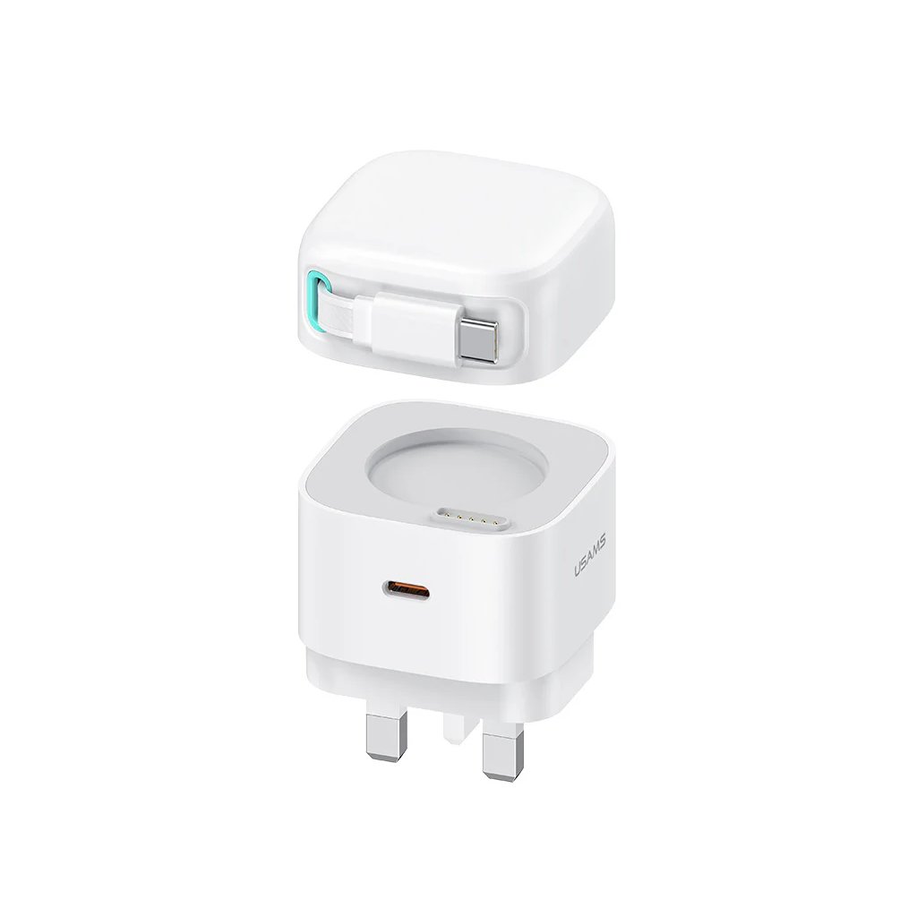 Zeera USB C wall charger with retractable cable