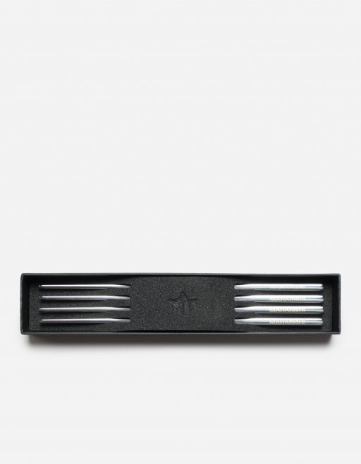 image of Engraved Metal Chopsticks by Maharishi