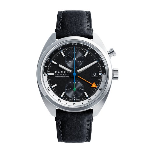 image of Farer Segrave III MONOPUSHER GMT Watch