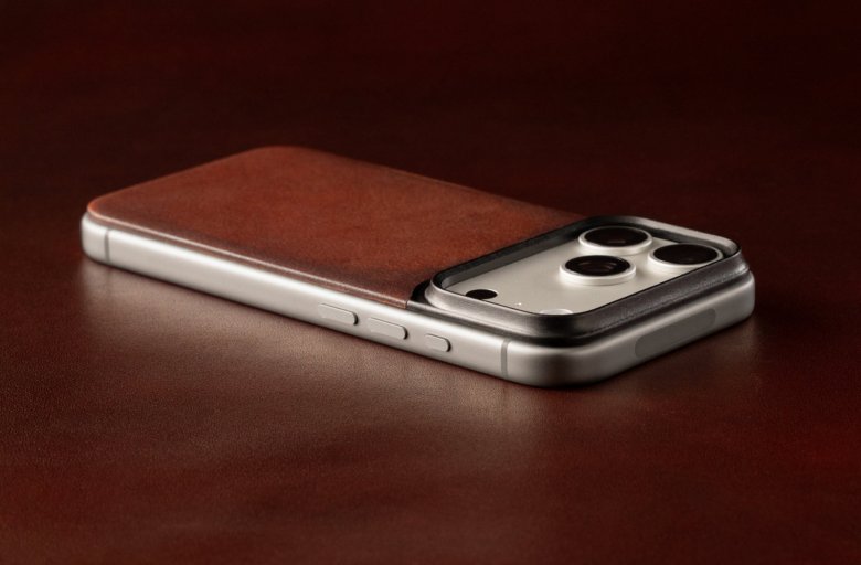 image of Nomad Mag Leather Back for the iPhone 18 Pro